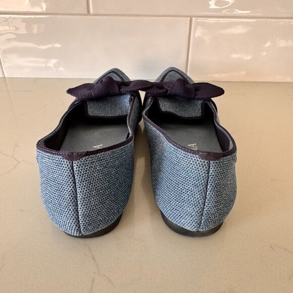 NWOT Vivaia Michelle Pointed-Toe Bow Loafers - Picture 3 of 8